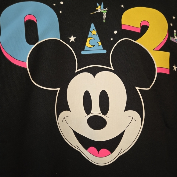 Disney Black Hoodie with Colorful Print - Picture 6 of 9